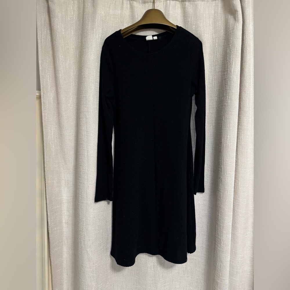 GAP Classic Black Long Sleeve Sweater Dress